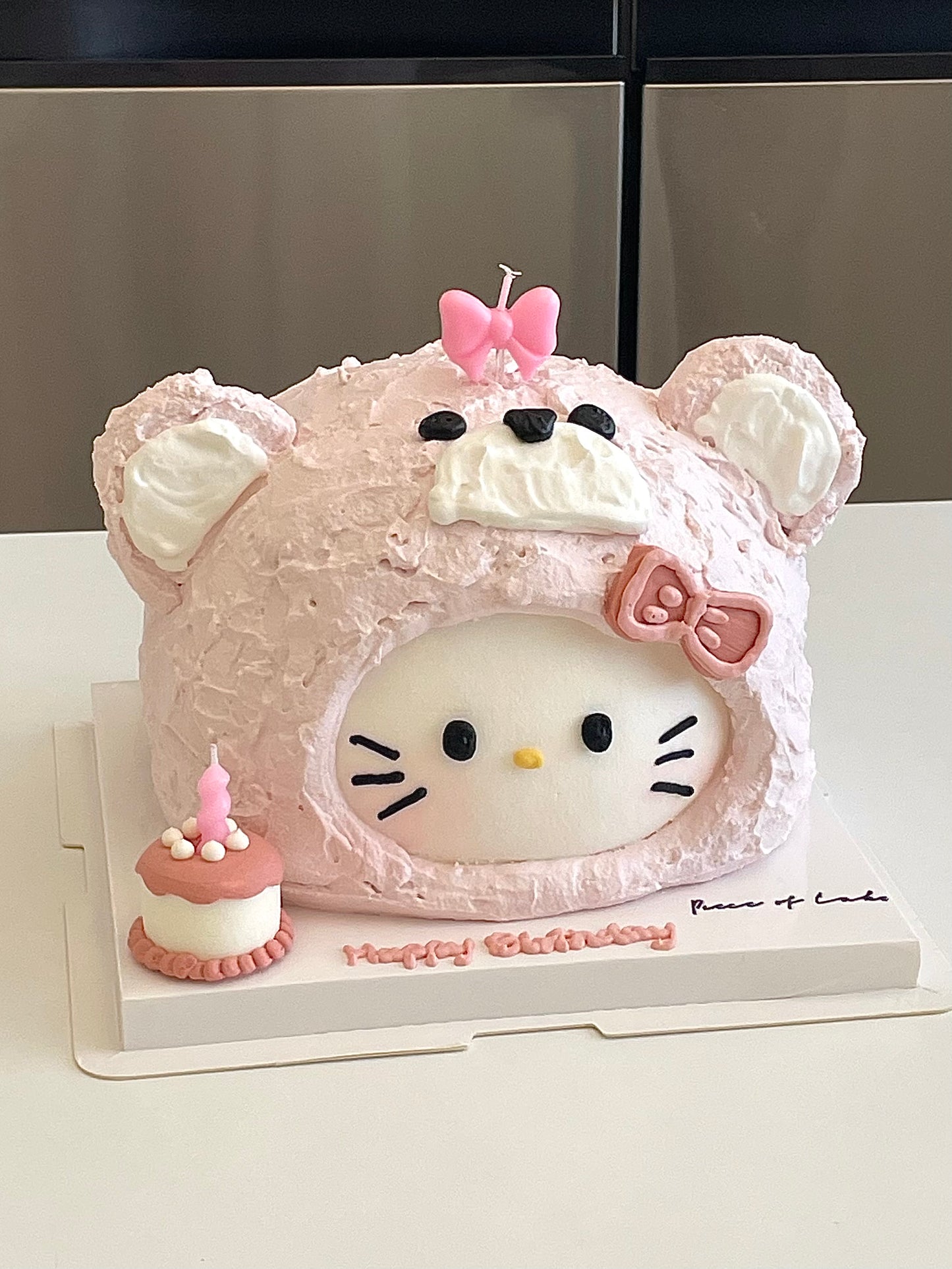 Kitty立体头部蛋糕(6寸加高款)