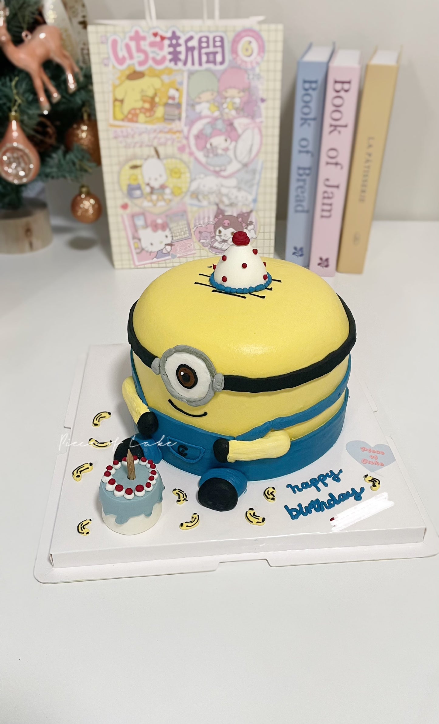 小黄人立体蛋糕(加高款)