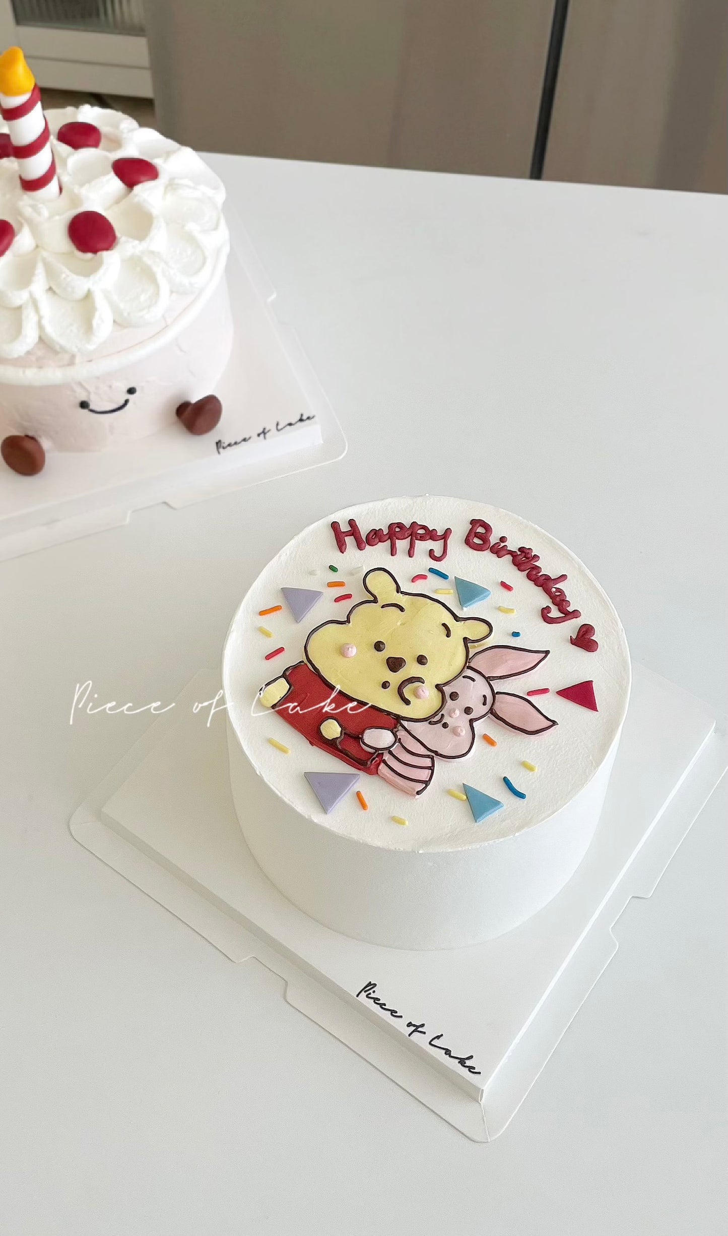 小熊维尼手绘蛋糕