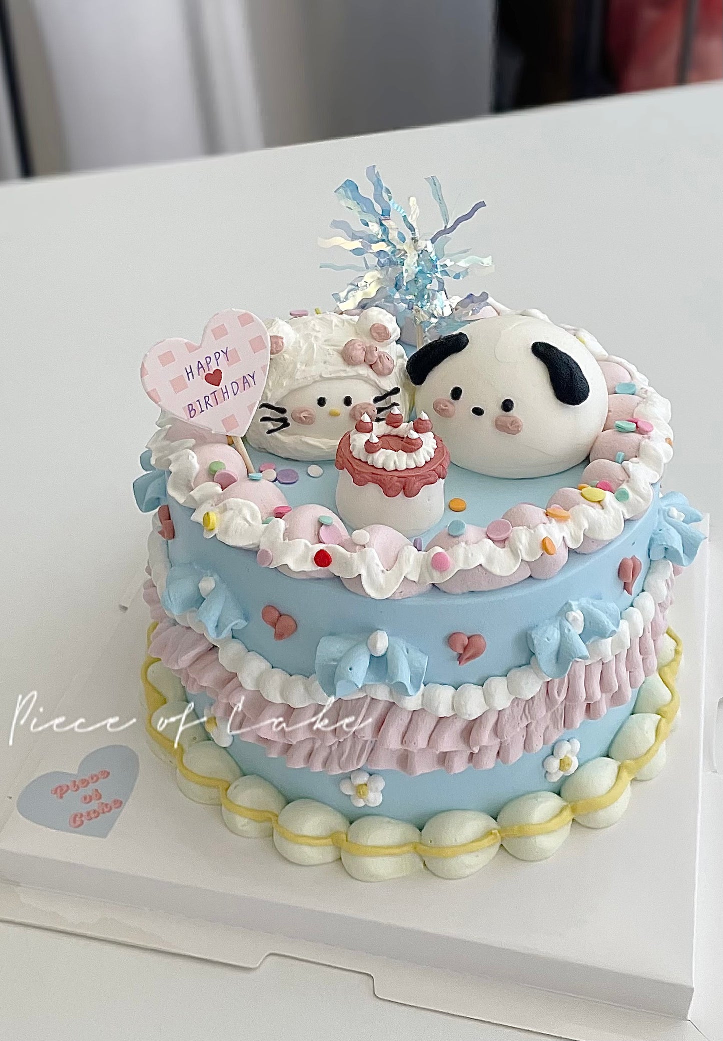Kitty& pochacco蛋糕