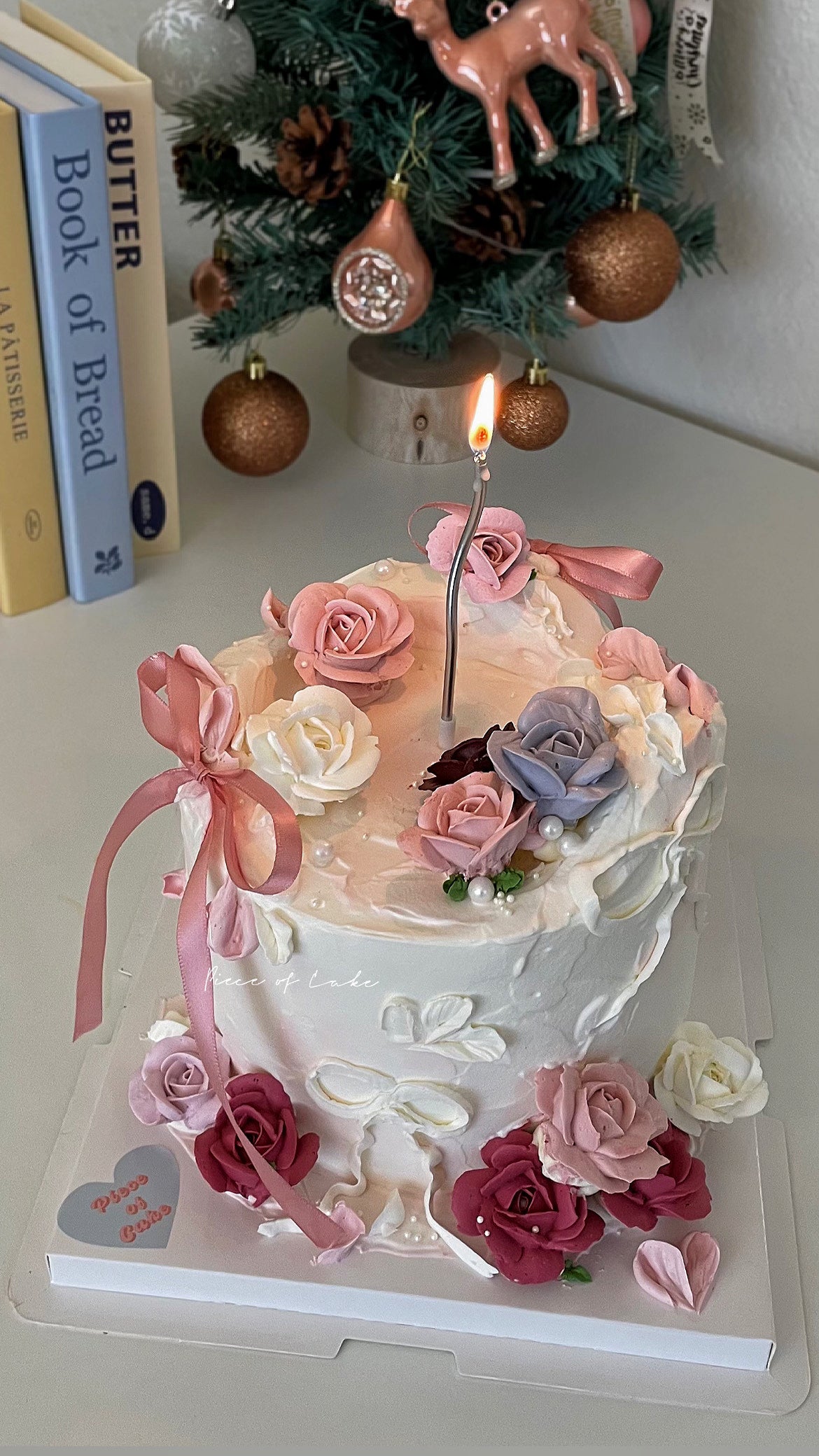 玫瑰裱花蛋糕（6寸加高款）