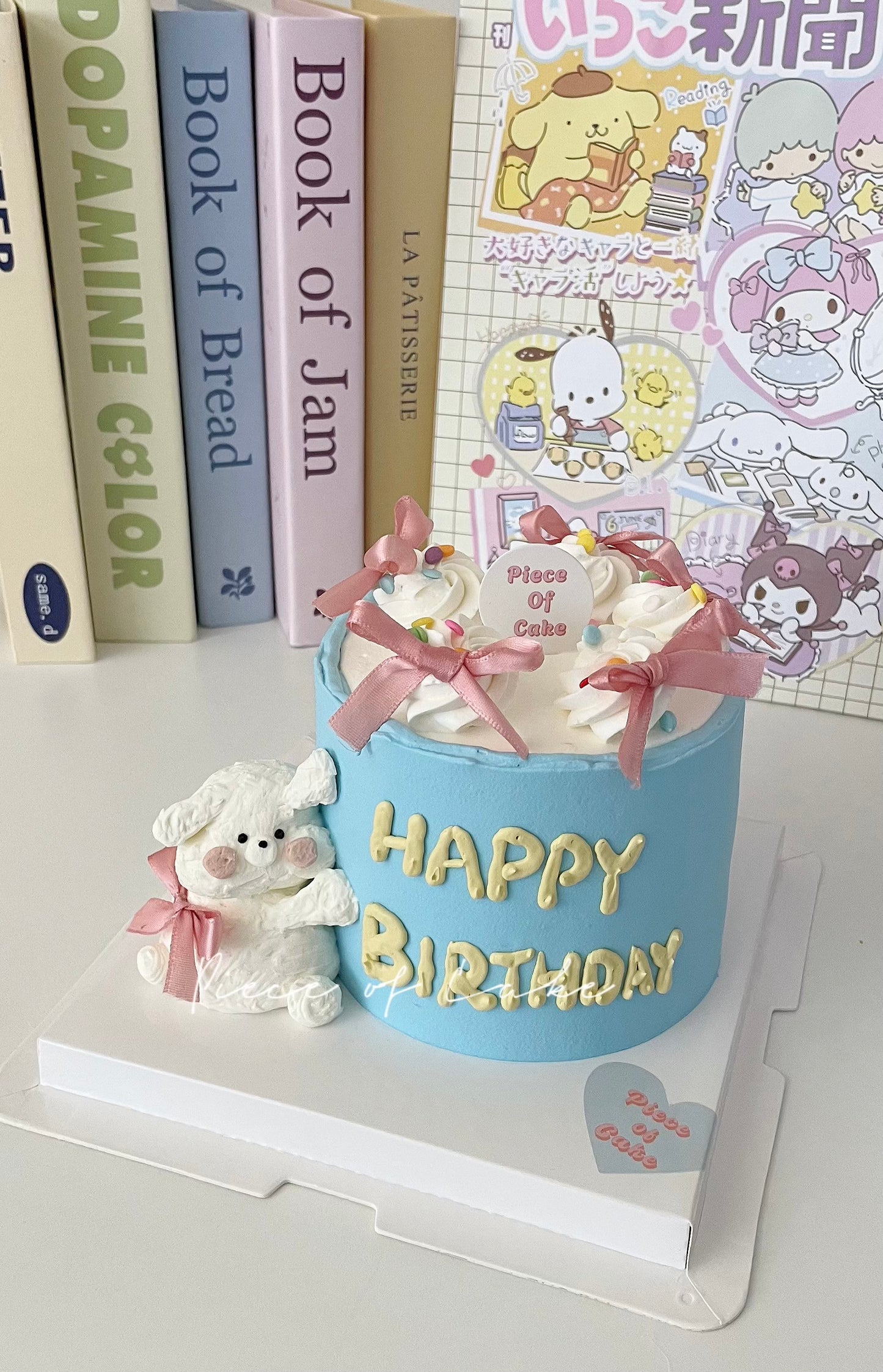 奶油霜抱抱熊蛋糕