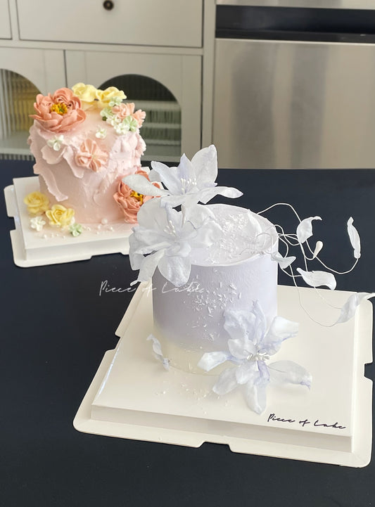 糯米纸花蛋糕 4寸