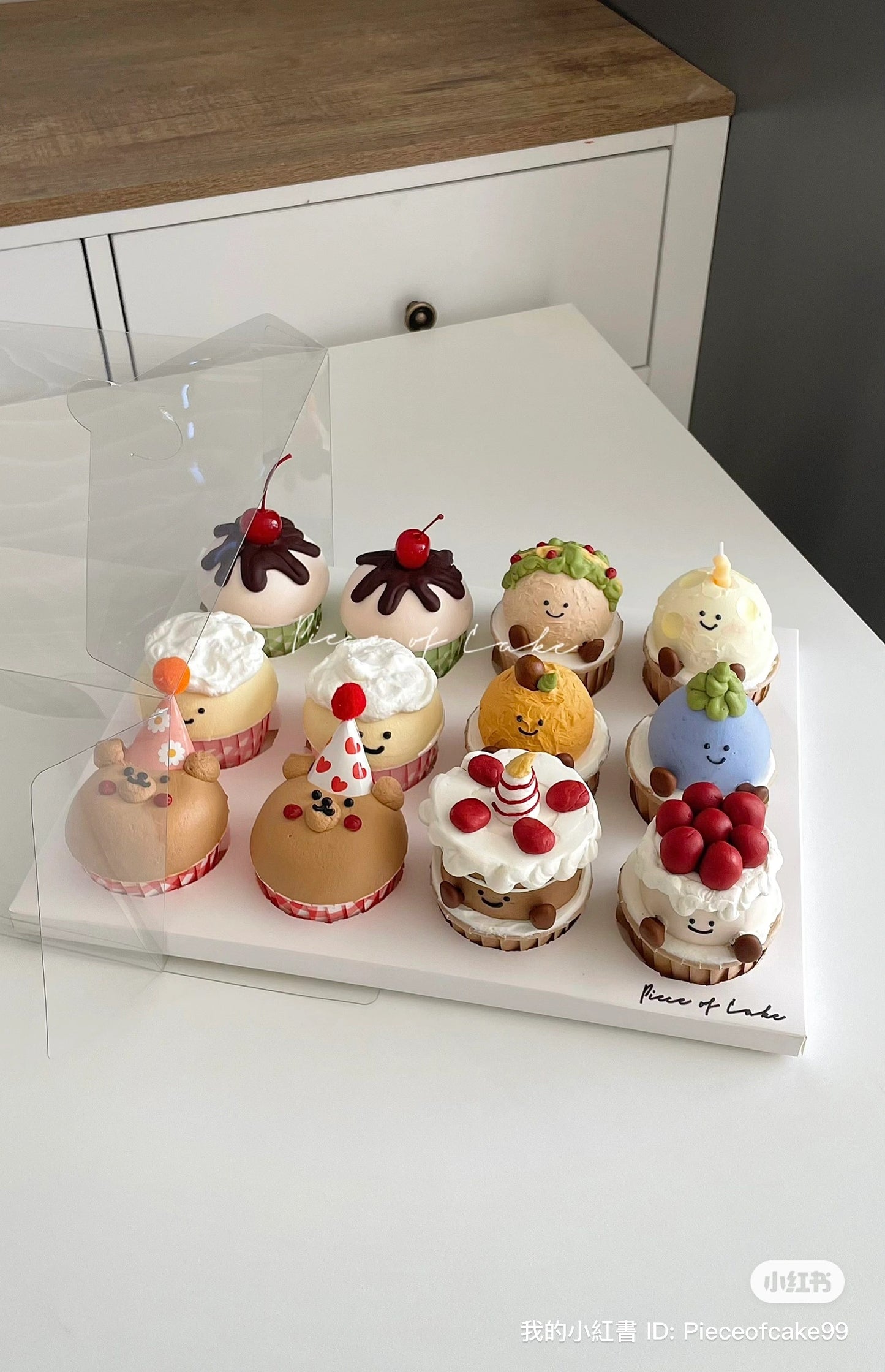 Cupcakes:Jellycat（1盒/12个）